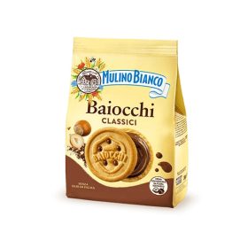   Mulino Bianco Baiocchi con Crema alla Nocciola e Cacao kakaós-mogyorókrémes keksz, 260g