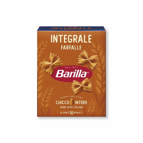 Barilla Integrale Farfalle teljes kiőrlésű tészta, 500g