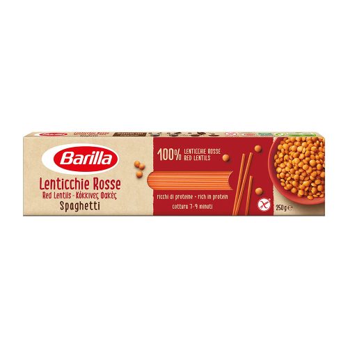 Barilla Lenticchie Rosse gluténmentes, vöröslencsés spaghetti, 250g