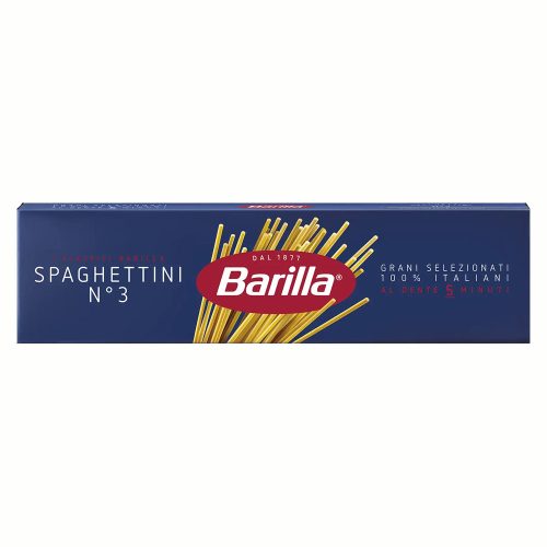 Barilla Spaghettini N.3 durum tészta, 500g