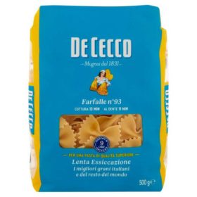 De Cecco farfalle durumtészta, 500g