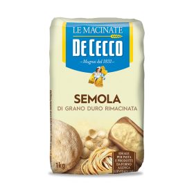   De Cecco Semola di Grano Duro Rimacinata duplán őrölt durum búzadara, 1 kg