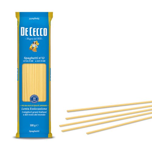 De Cecco Spaghetti n°12 durumtészta, 500g