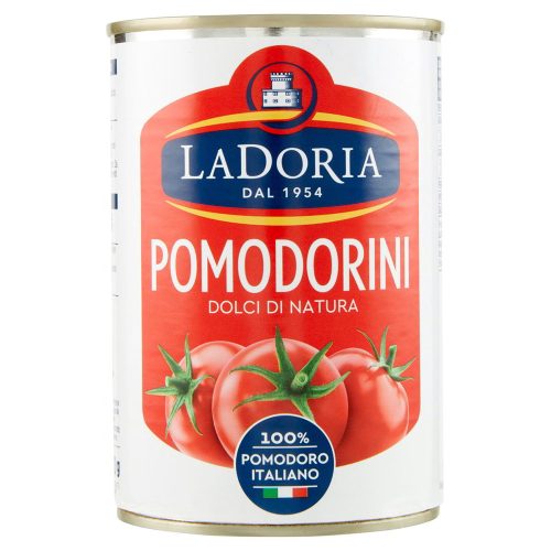 La Doria Pomodorini hámozatlan koktélparadicsom konzerv, 400g