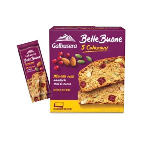   Galbusera BelleBuone Mirtilli Rossi áfonyás-mandulás-tökmagos kétszersült, 200g
