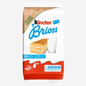 Kinder Brioss tejkrémmel töltött piskóta, 10x27g