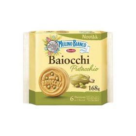   Mulino Bianco Baiocchi Pistacchio pisztáciakrémes keksz, 168g