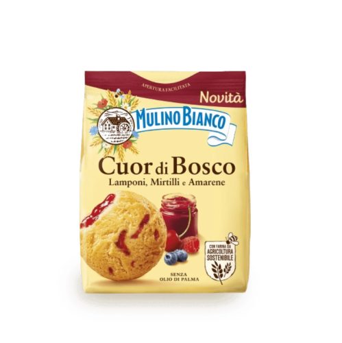 Mulino Bianco Cuor di Bosco erdei gyümölcsös keksz, 300g