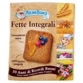   Mulino Bianco Fette Integrale teljes kiőrlésű kétszersült, 315g