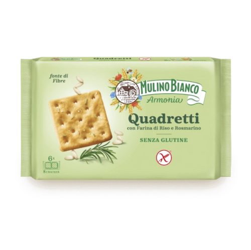 Mulino Bianco Quadretti gluténmentes keksz, 200g