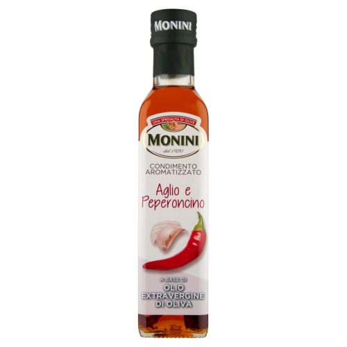 Monini Aglio e Peperoncino fokhagymás-csilis extra szűz olívaolaj, 250 ml