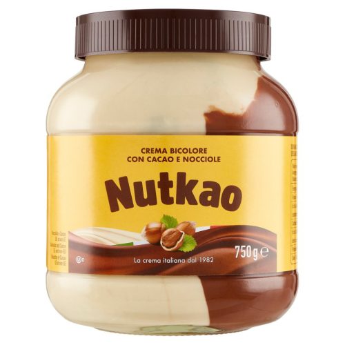 Nutkao Crema Bicolore kakaós mogyorókrém, 750g