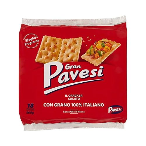 Gran Pavesi Cracker Salato sókristályos keksz, 560g