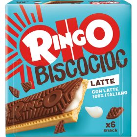 Ringo Biscocioc tejkrémes csokis keksz, 162g