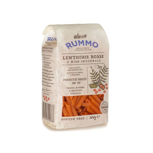 Rummo Lenticchie Rosse gluténmentes, vöröslencsés pennette, 300g