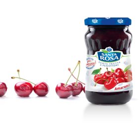 Santa Rosa Amarena meggy lekvár, 600g