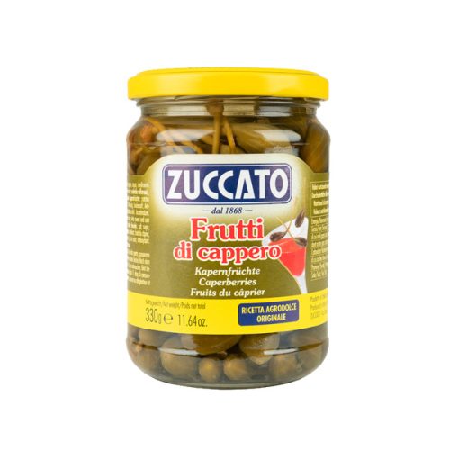 Zuccato Frutti di Cappero száras kapribogyó ecetes lében, 370ml