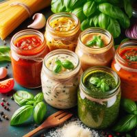 Pesto-k, tésztaszószok