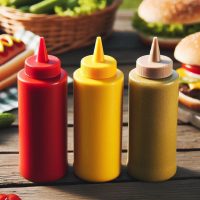 Ketchup, mustár, majonéz, salsa